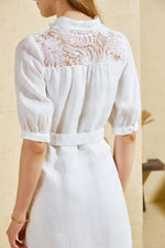 ILA LACE SHORT SLEEVES SHORT DRESS