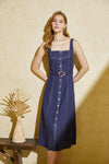 EMILY LINEN SLIP DRESS