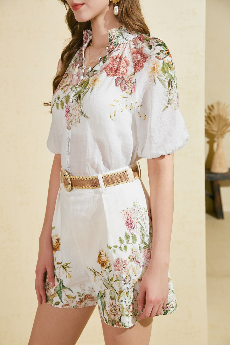 NATHAN PRINTED BLOUSE