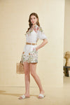 NATHAN PRINTED BLOUSE