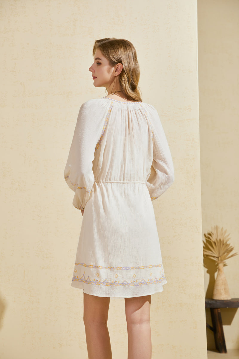 SCARLETTE EMBROIDERED DRESS