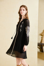 ISABELLA EMBROIDERED SHORT DRESS