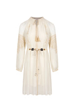 ISABELLA EMBROIDERED SHORT DRESS