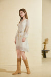 ISABELLA EMBROIDERED SHORT DRESS