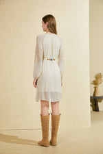 ISABELLA EMBROIDERED SHORT DRESS