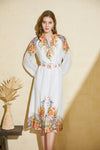 PERLA LONG SLEEVES LONG DRESS