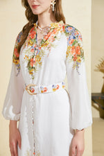 PERLA LONG SLEEVES LONG DRESS