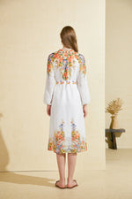 PERLA LONG SLEEVES LONG DRESS