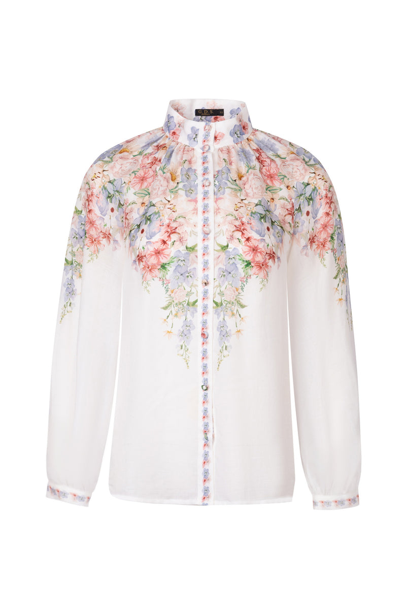 CELESTE CUFF LONG SLEEVE BLOUSE