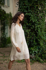 ISABELLA EMBROIDERED SHORT DRESS