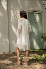 ISABELLA EMBROIDERED SHORT DRESS