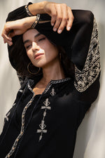ISABELLA EMBROIDERED LONG DRESS
