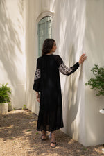 ISABELLA EMBROIDERED LONG DRESS