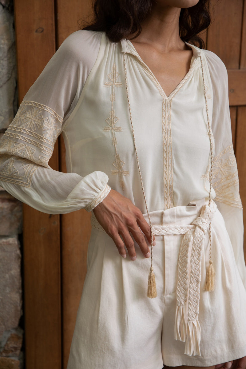 ISABELLA EMBROIDERED BLOUSE
