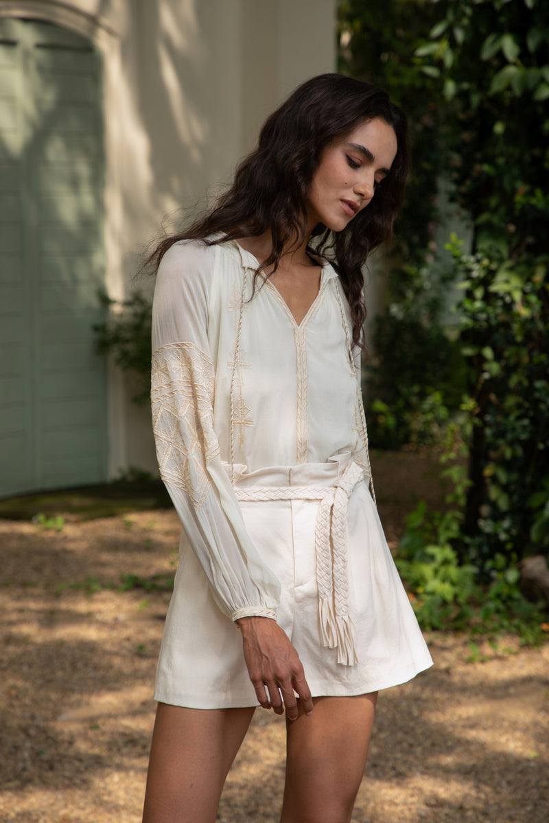 ISABELLA EMBROIDERED BLOUSE