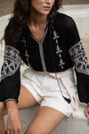 ISABELLA EMBROIDERED BLOUSE
