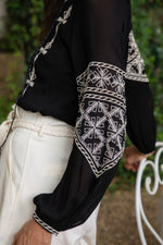 ISABELLA EMBROIDERED BLOUSE