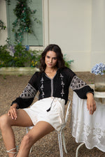 ISABELLA EMBROIDERED BLOUSE