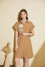 ALEXANDER EMBROIDERED DRESS
