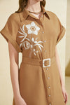 ALEXANDER EMBROIDERED DRESS