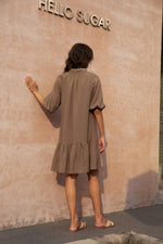 GENEVIEVE EMBROIDERED DRESS