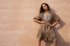 GENEVIEVE EMBROIDERED DRESS