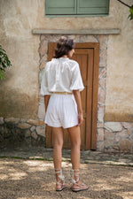 GENEVIEVE EMBROIDERED SHORTS