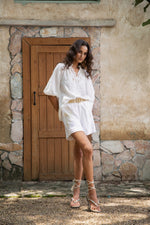 GENEVIEVE EMBROIDERED SHORTS