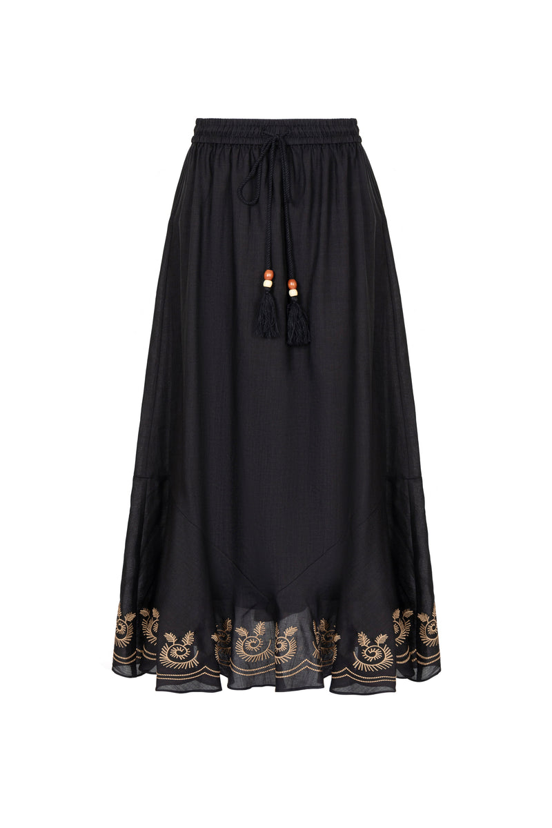 ROSE  LINEN SKIRT