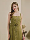 EMILY LINEN SLIP DRESS