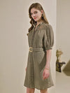 ILA LACE SHORT SLEEVES SHORT DRESS