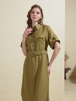 EMILY LINEN DRESS