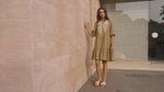 GENEVIEVE EMBROIDERED DRESS