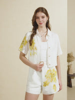 MIRABELLE PRINTED TOP