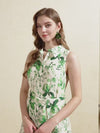 LOU LOU PRINTED SLEEVELESS DRESS