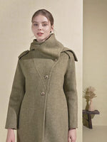 BRIC MERINO WOOL COAT