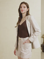 SYLVIE TENCEL BLAZER